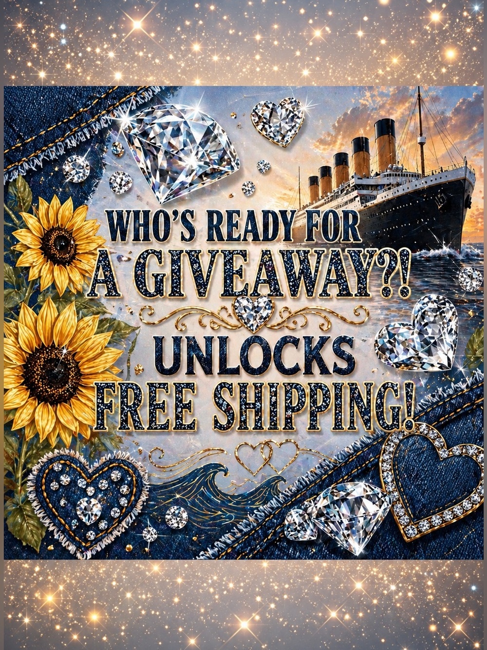 Giveaway! 🔓unlocks FREE shipping🔓